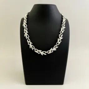 Late 50s/ Early 60s Silver-Tone Choker Necklace