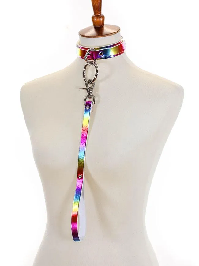 Leash Rainbow Choker