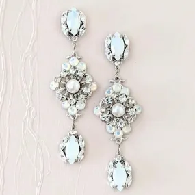 Lightweight Crystal Earrings, Tania