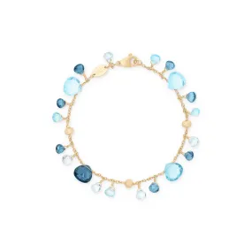 Marco Bicego Paradise Single Strand Blue Topaz and London Blue Topaz Bracelet