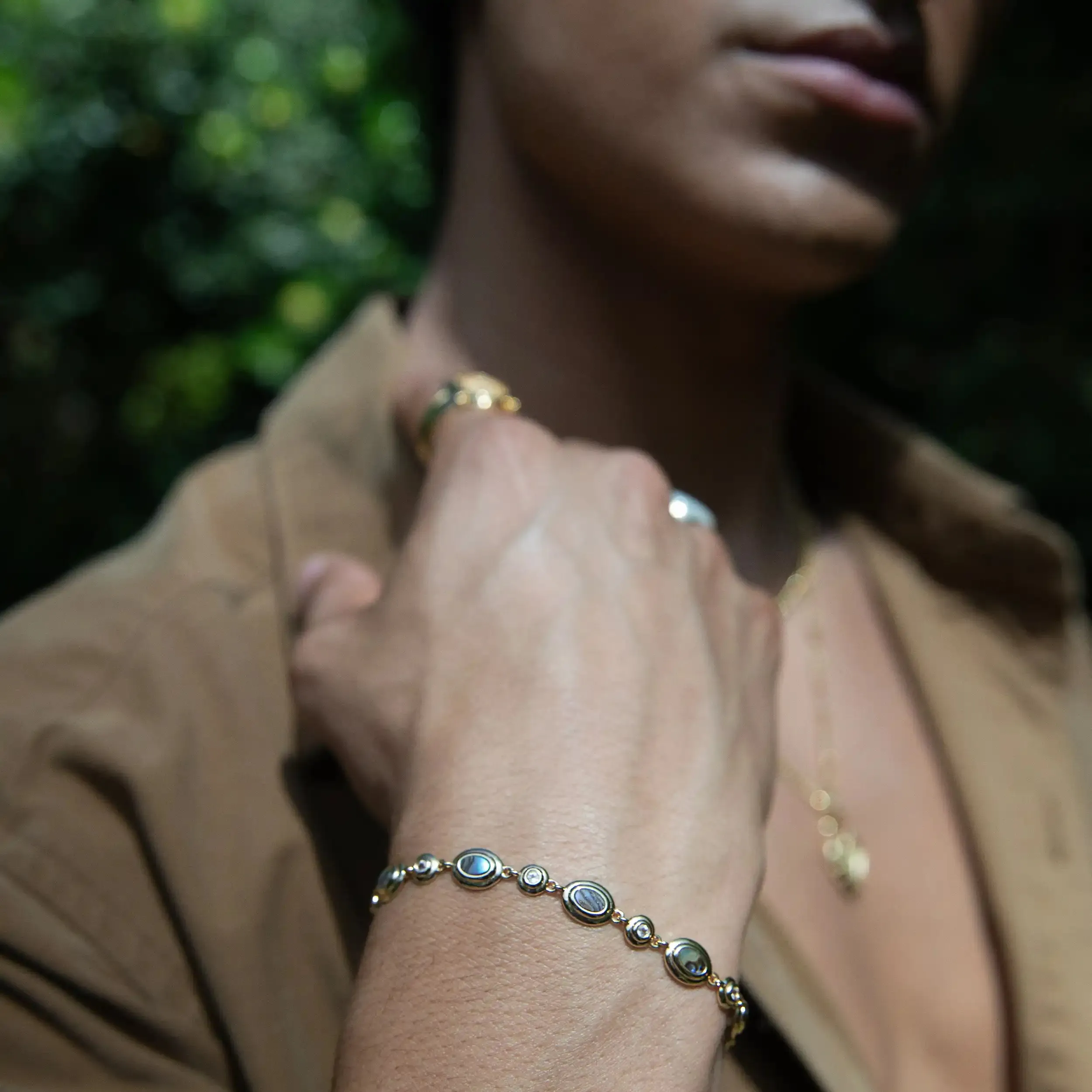 Men's Labradorite Tennis Bracelet