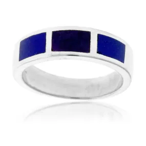 Multiple Lapis & Sugilite Inlay Ring