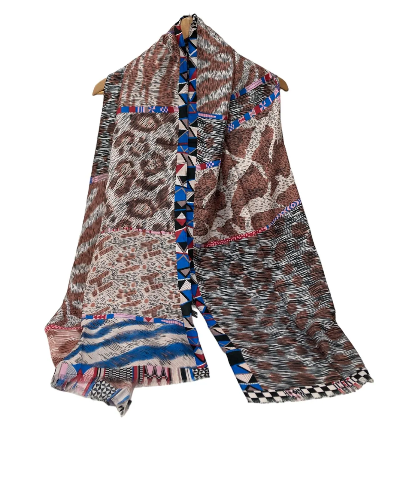 New Women Printed Cotton Viscose Multifunctional Scarf for all Season One Size (180cm X 88cm)