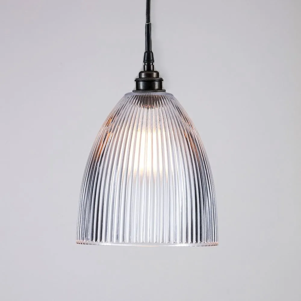 Old School Electric elongated prismatic pendants light - IP rated for bathrooms