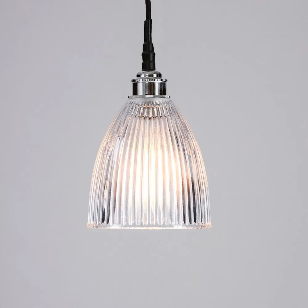 Old School Electric elongated prismatic pendants light - IP rated for bathrooms