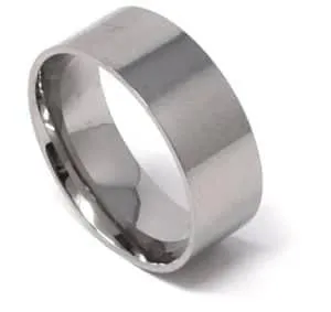 One piece 4mm Stainless Steel ring core, 1.5mm thickness, comfort fit