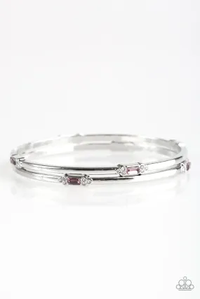 Paparazzi Bracelet ~ BRIGHT Here, BRIGHT Now - Purple