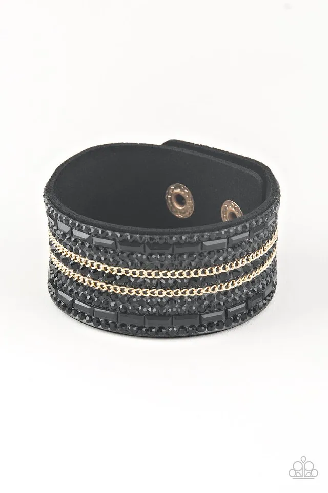 Paparazzi Bracelet ~ Rebel Radiance - Black