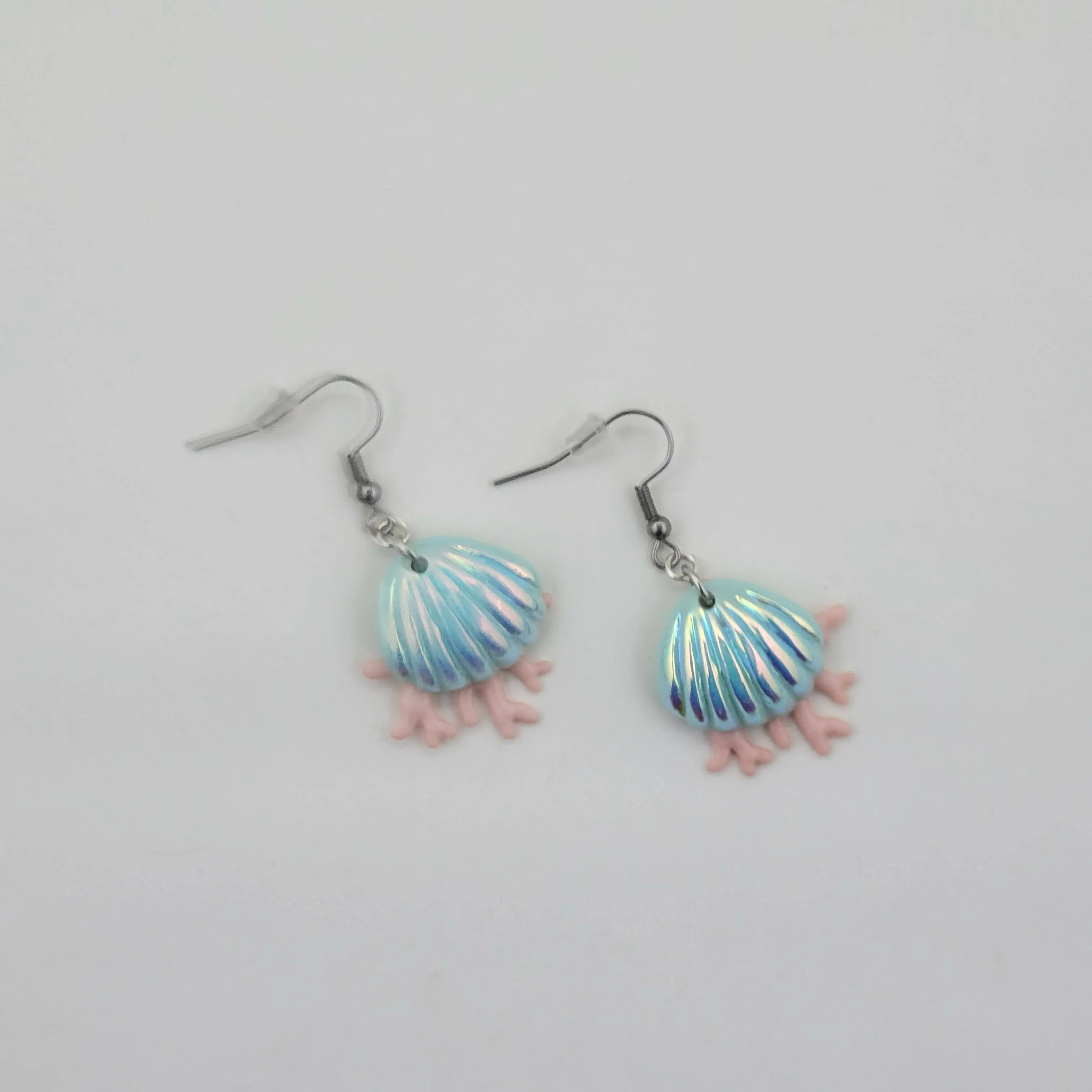 Pastel Seashell Earrings