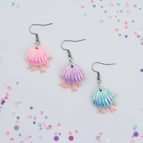 Pastel Seashell Earrings