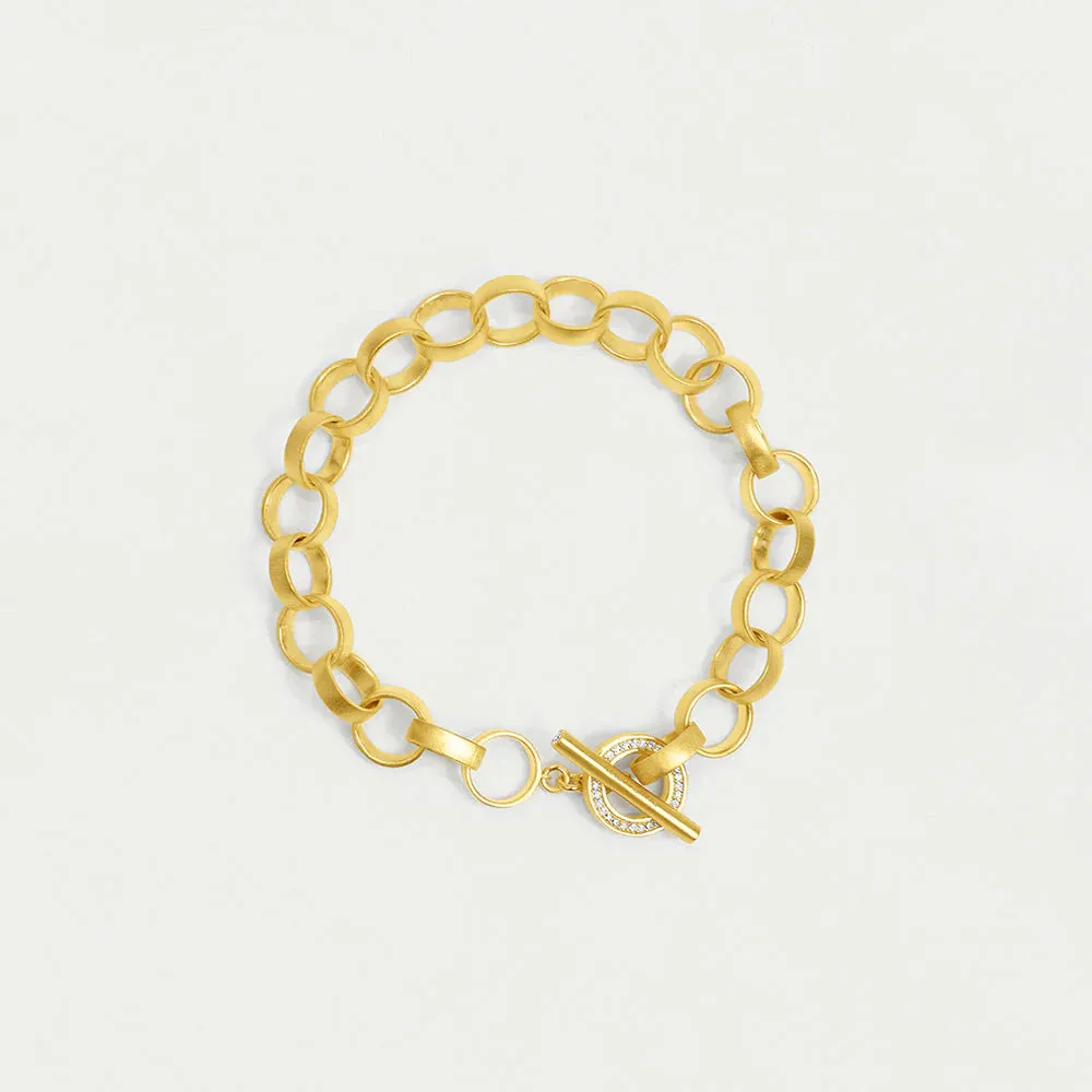 Petite Pave Statement Chain Bracelet