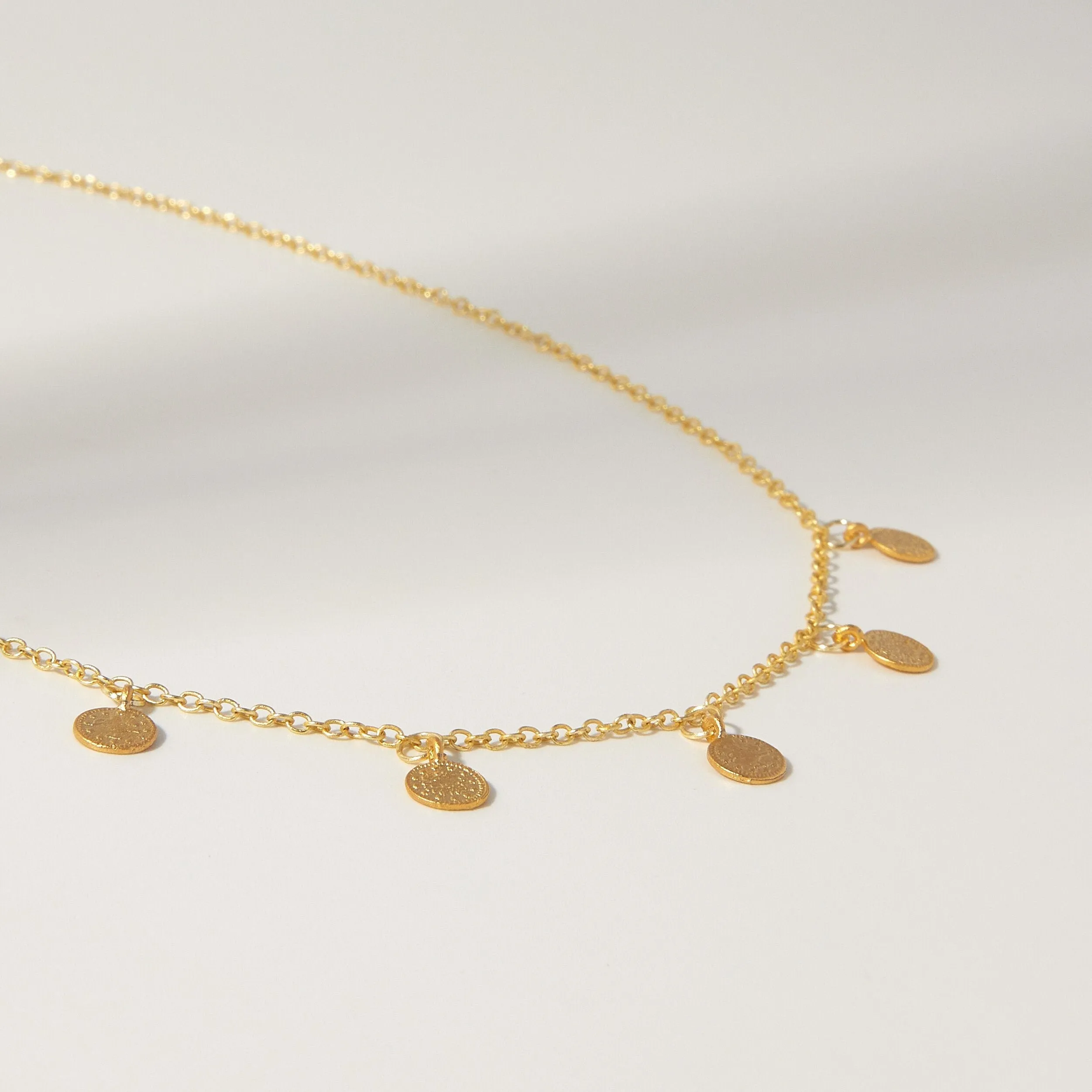 "L'Or" Mini Coin Necklace