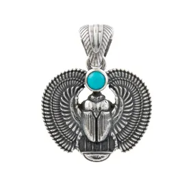 "Sacred Scarab" Pendant x Turquoise