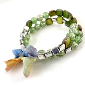 "With Thanks" Bracelet - Green