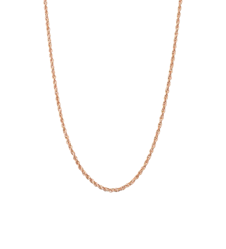 Rope Choker 14-16" (18K Rose Gold Vermeil)