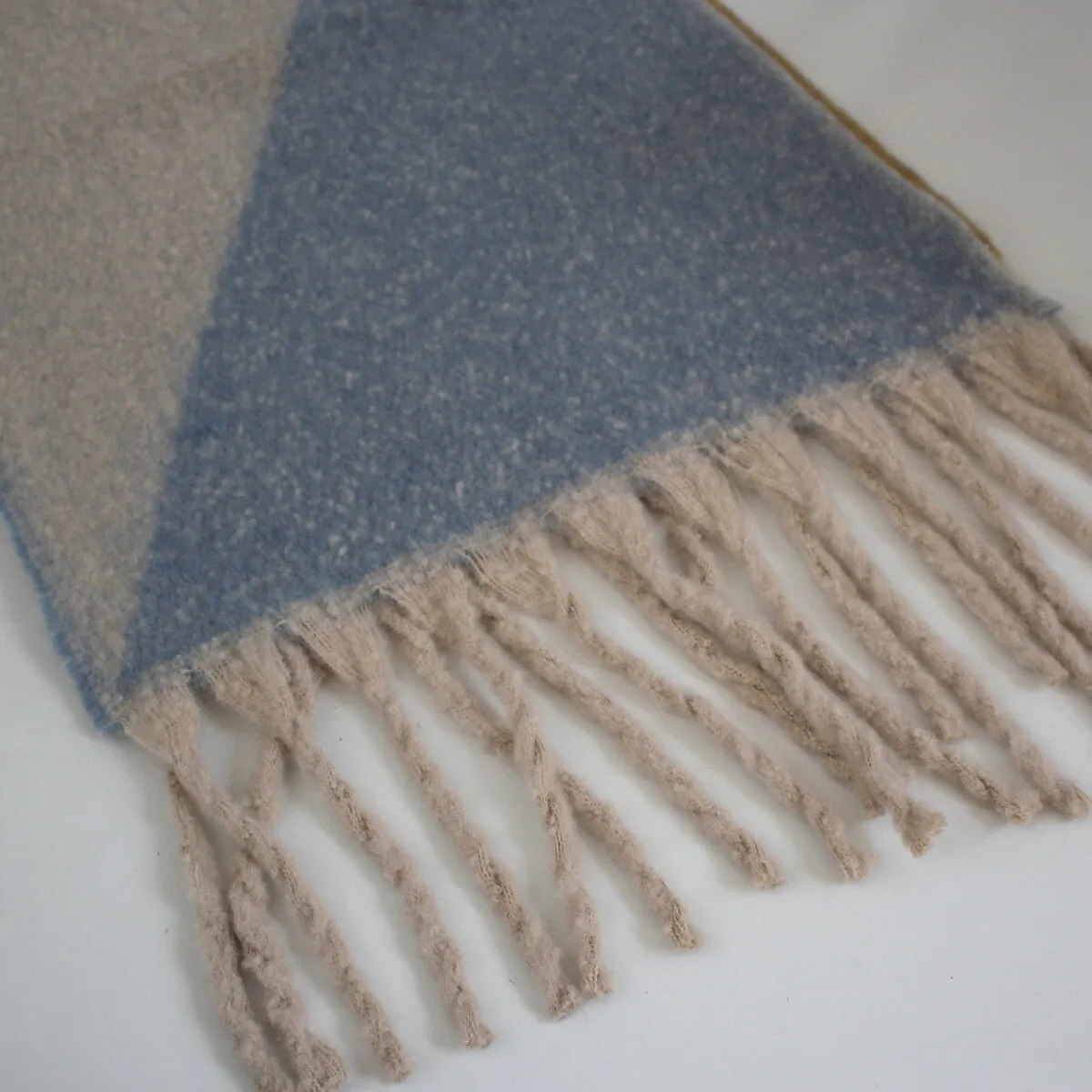 SATO | Geometric Winter Fuzzy Scarf