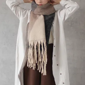 SATO | Geometric Winter Fuzzy Scarf