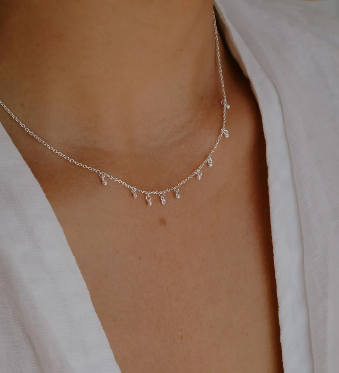 SEA MIST NECKLACE (STERLING SILVER)