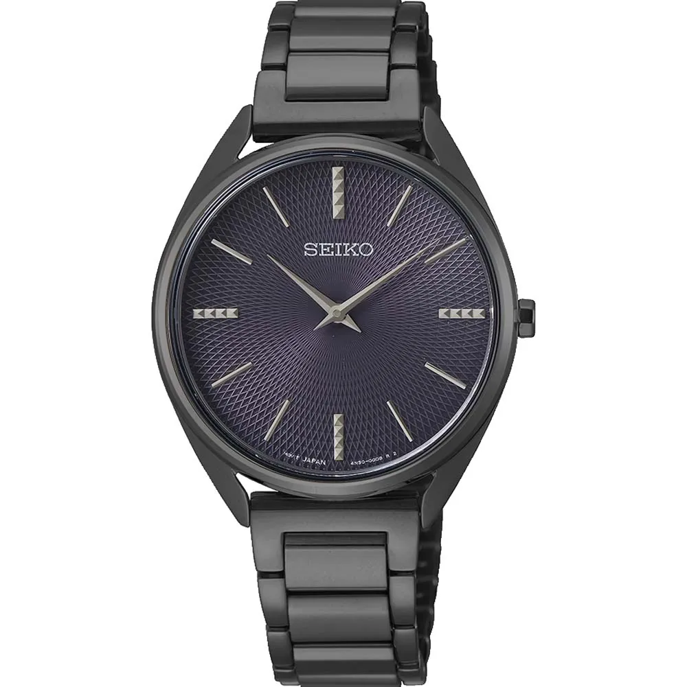 Seiko SWR035P Black Stainless Steel Womens Watch