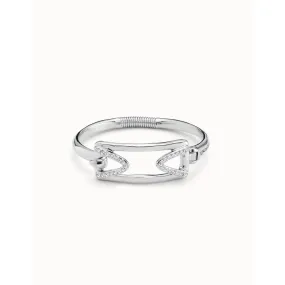 Ser Without Complex Sterling Silver Plated Bracelet - PUL2485BLNMTL0M