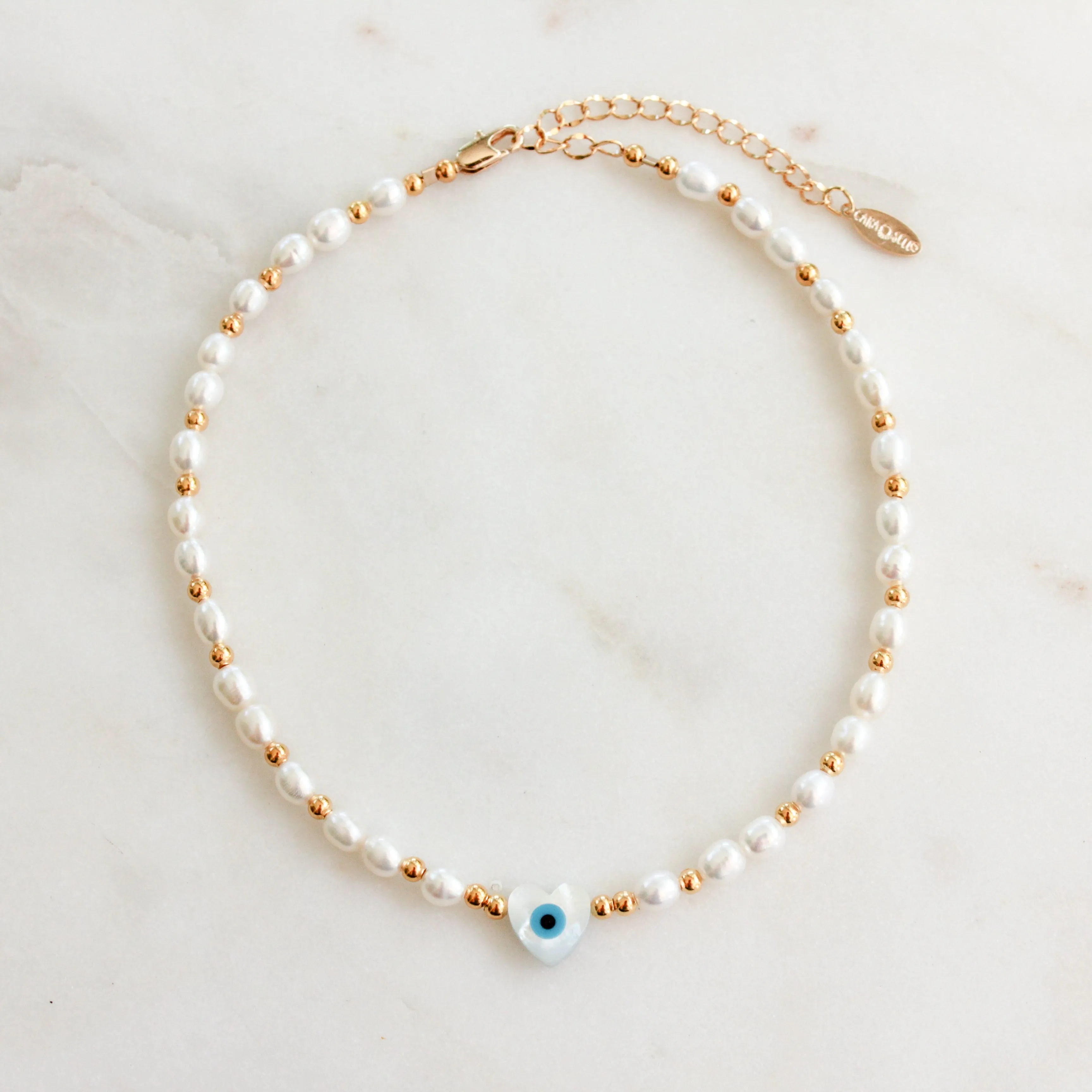 Simple Pearl Nacre Heart