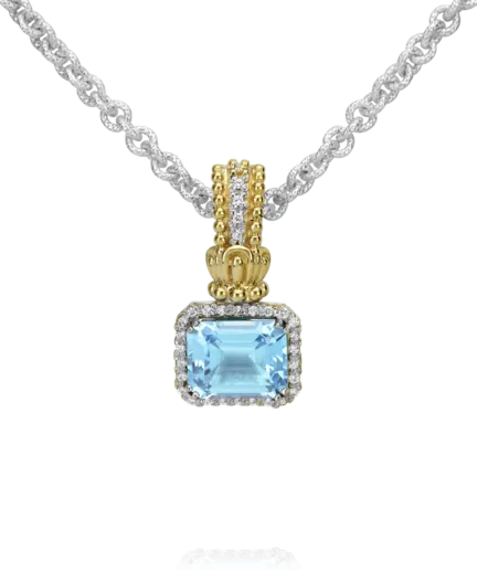 Sky Blue Topaz Pendant