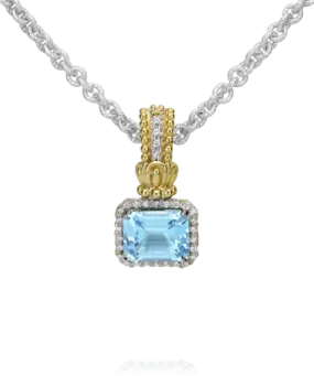 Sky Blue Topaz Pendant