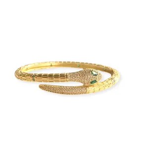 Snake Bangle Cuff Bracelet