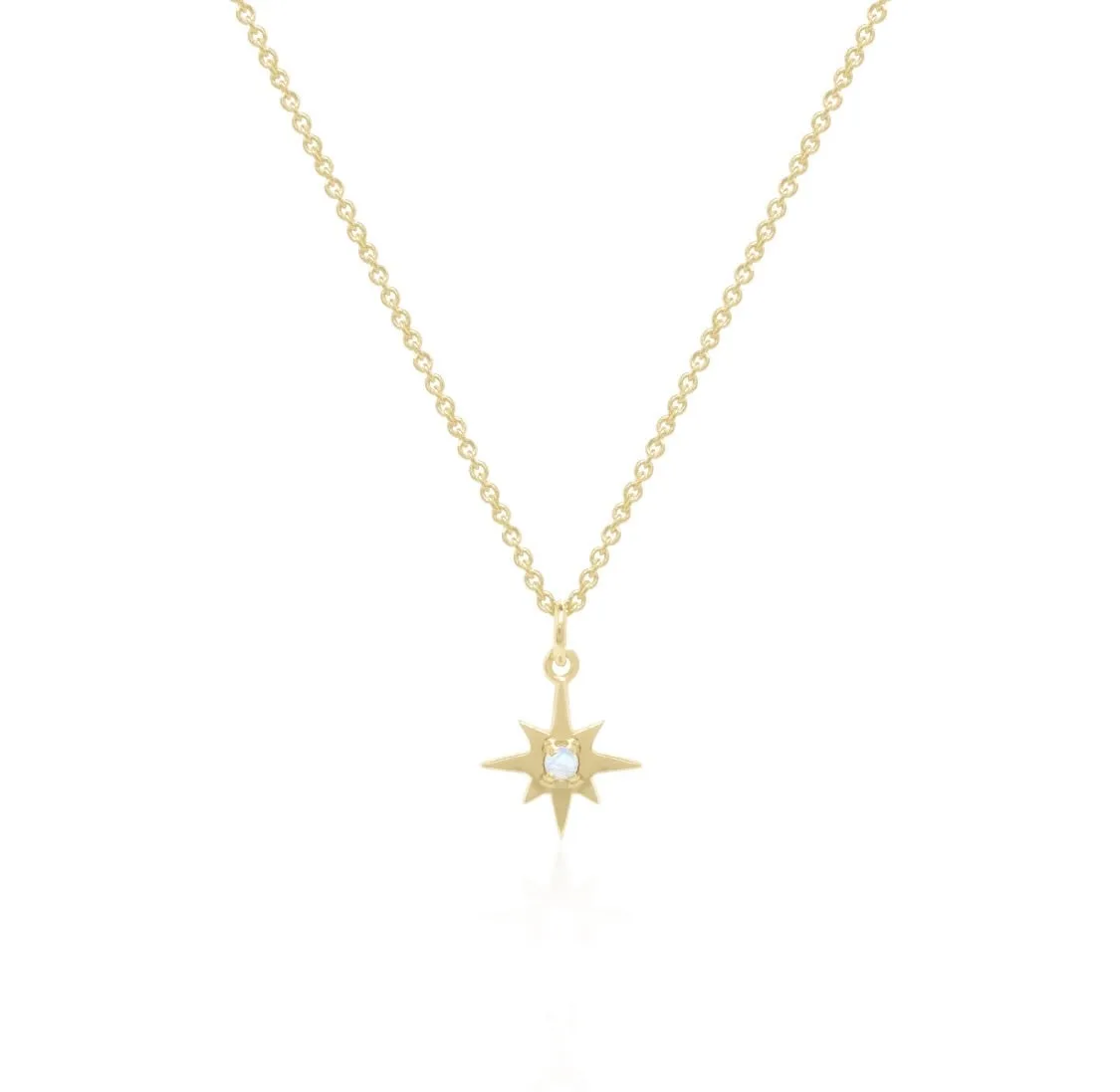 Starlight Gold Moonstone Necklace