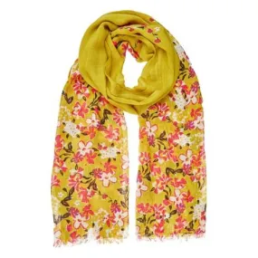 Summer Floral Trailing Scarf