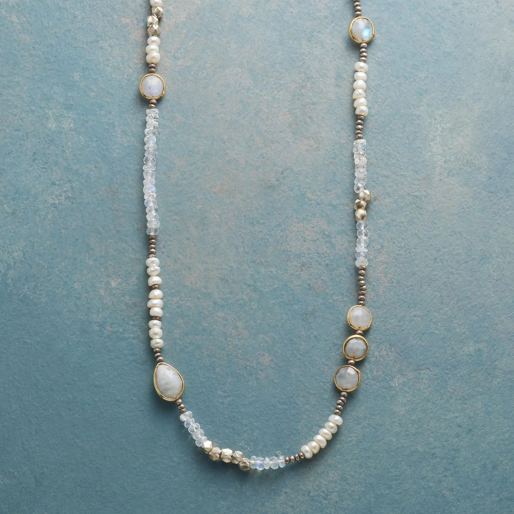 Sun Kissed Moonstone Necklace