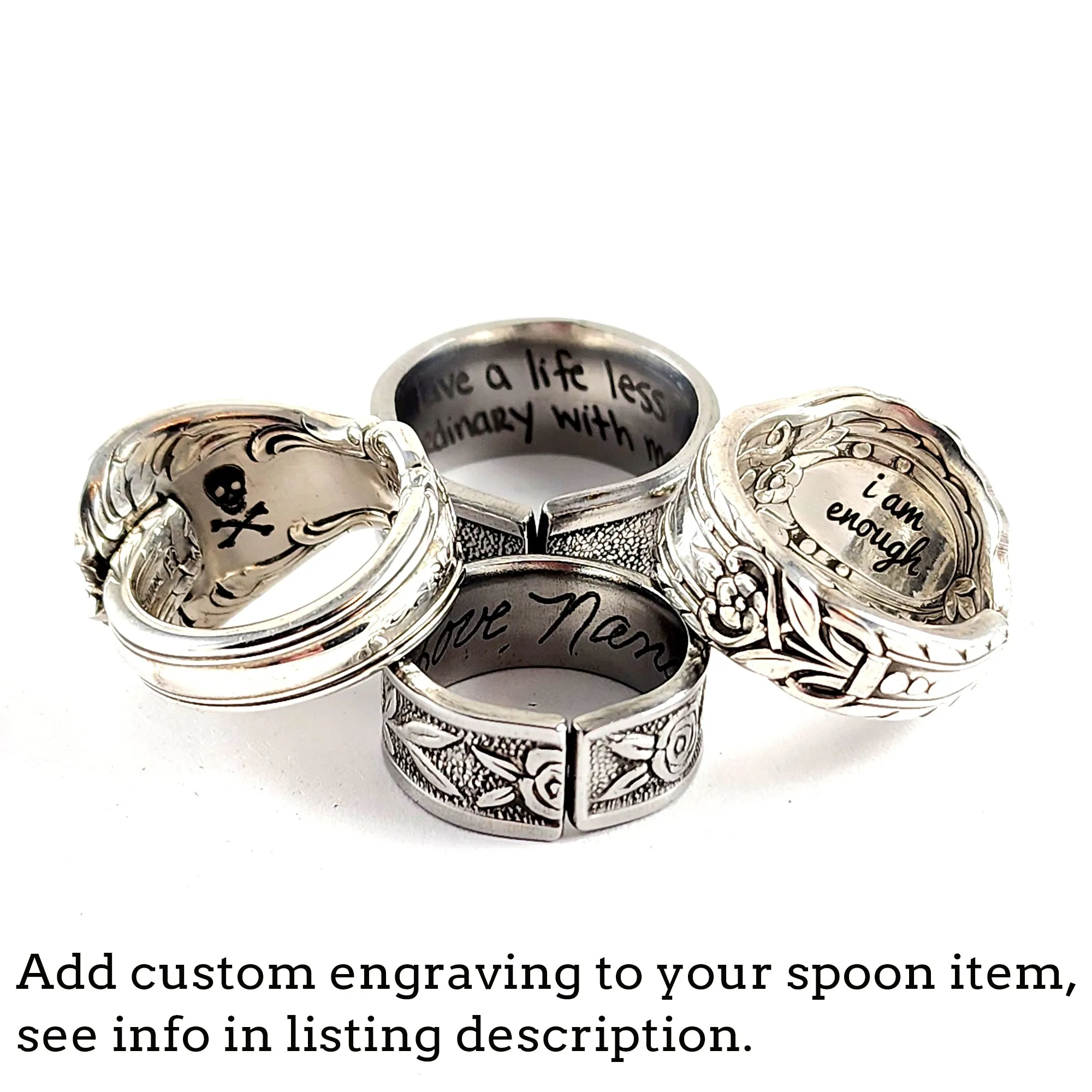 Thomas Jefferson Presidential Spoon Ring - Made to Order