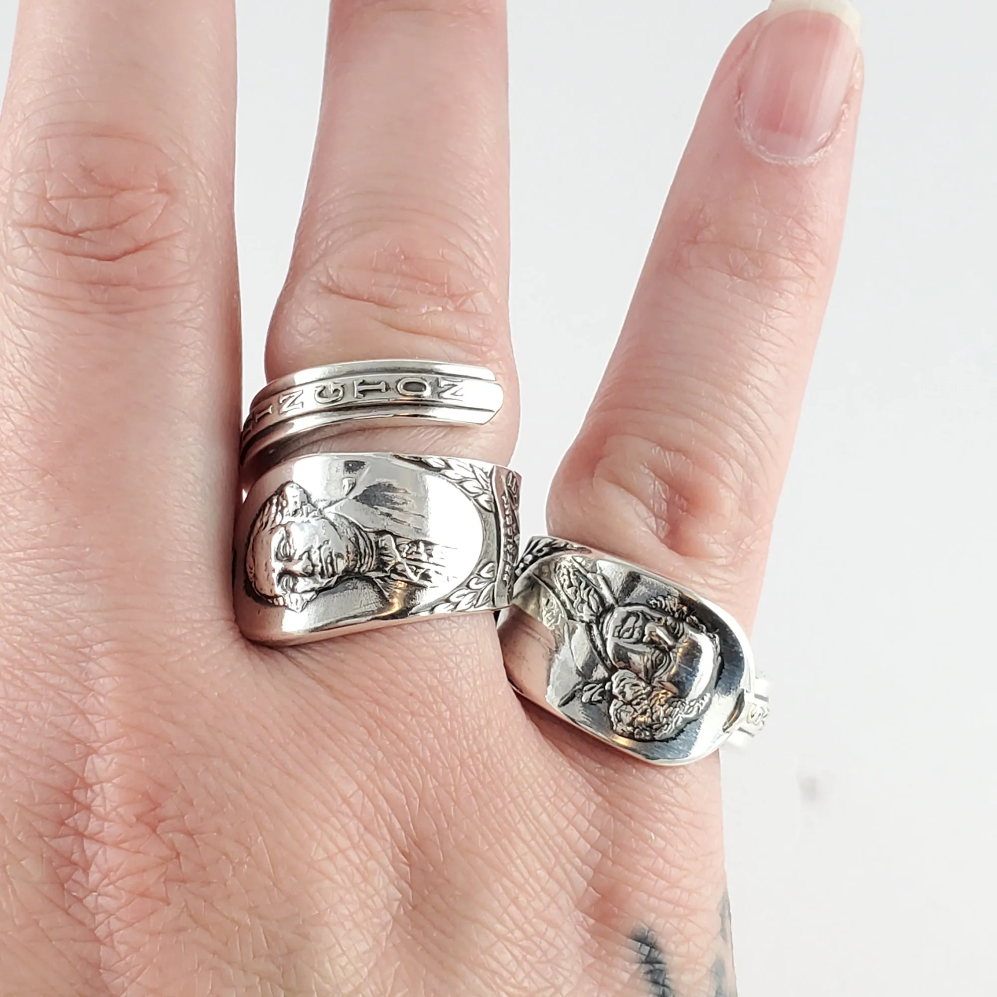 Thomas Jefferson Presidential Spoon Ring - Made to Order