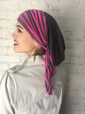 Uptown Girl Headwear Wrap Around Hair Snood Turban Scarf Hijab | Fashion Head Scarf For Women | Made in USA