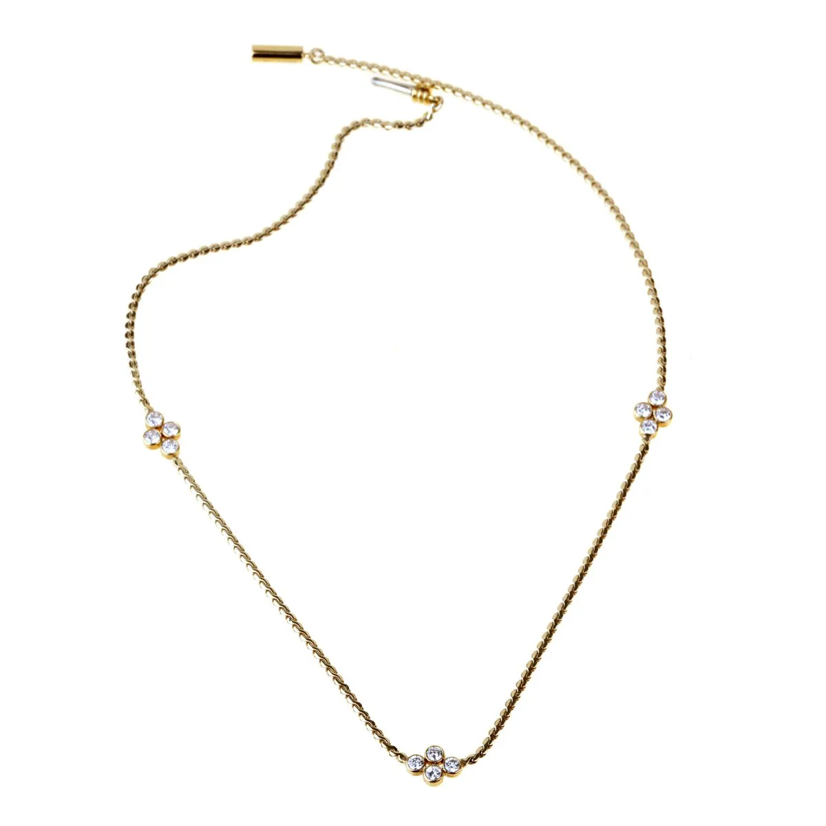 Van Cleef Arpels Diamond Choker Gold Necklace