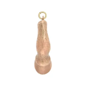 Victorian 10kt Rose Gold Horse Leg and Hoof Fob/Pendant