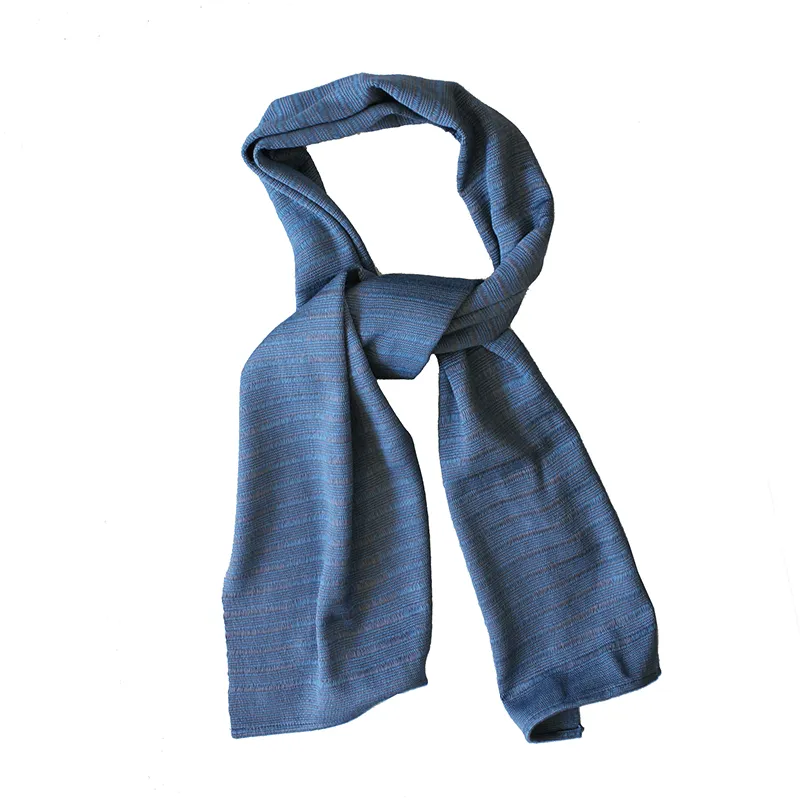 Weftshop Rayon Scarf - Two Tone Blue