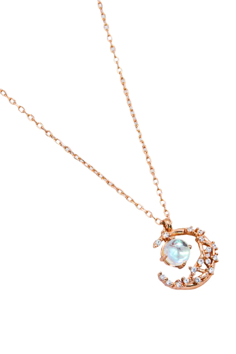 Where It All Began Moonstone Crystal Necklace