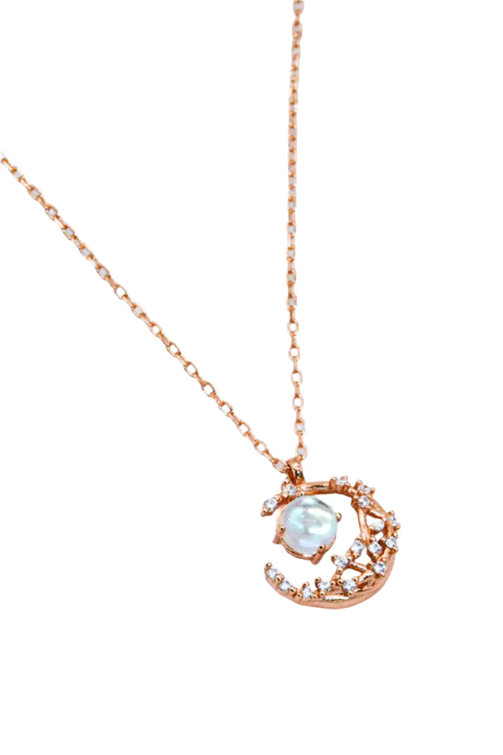 Where It All Began Moonstone Crystal Necklace