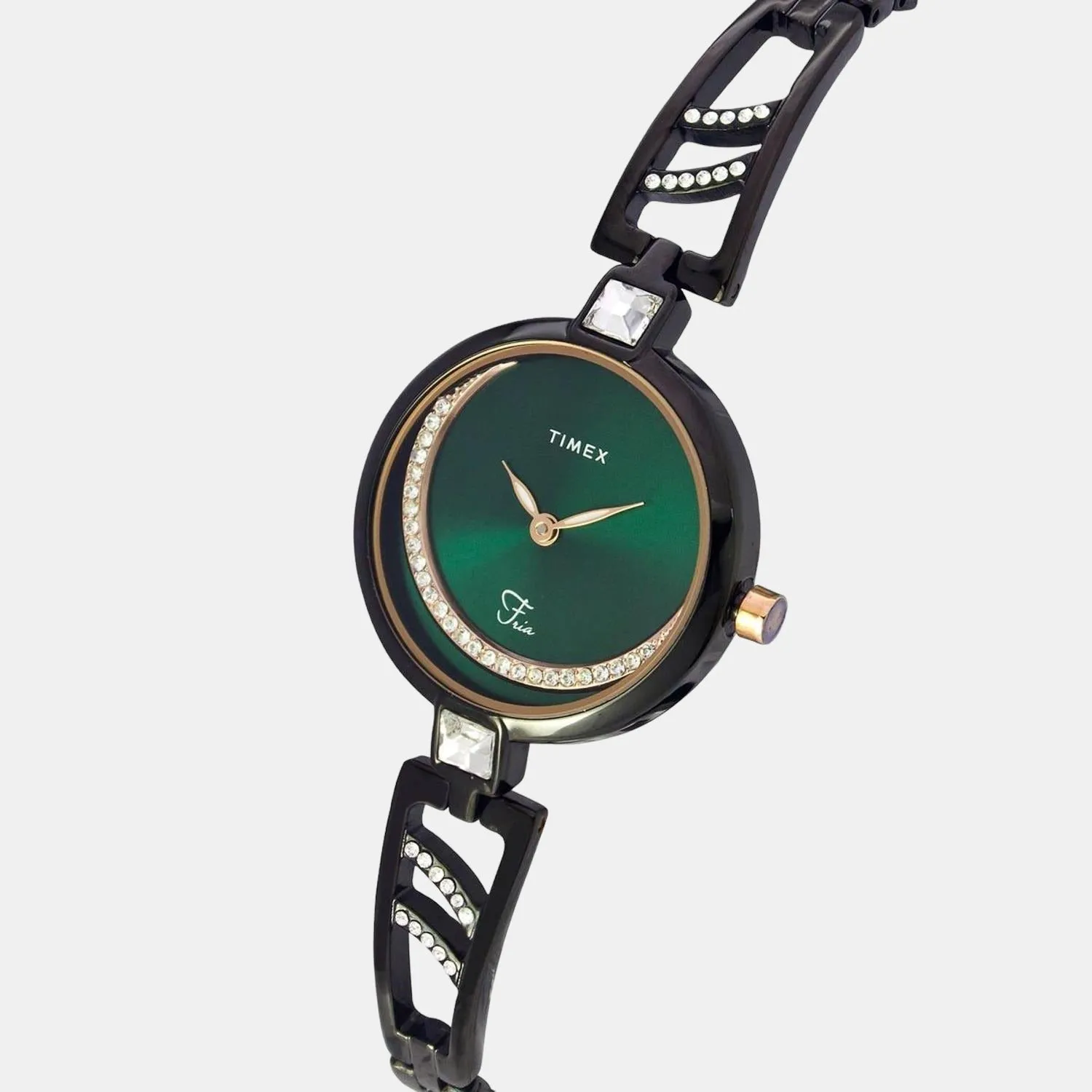 Women Green Analog Stainless Steel Watch TWEL15203