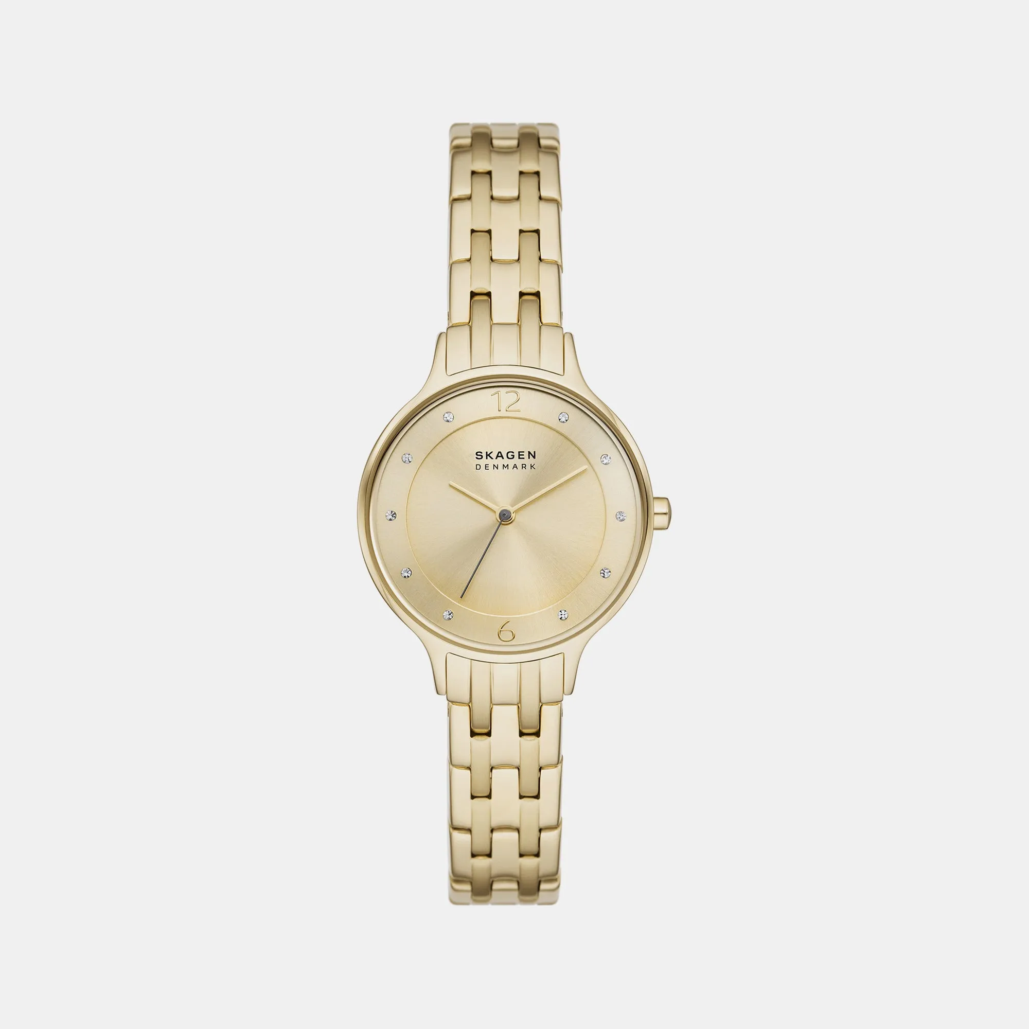 Women's Anita Lille Gold Analog Stainless Steel Watch SKW3127