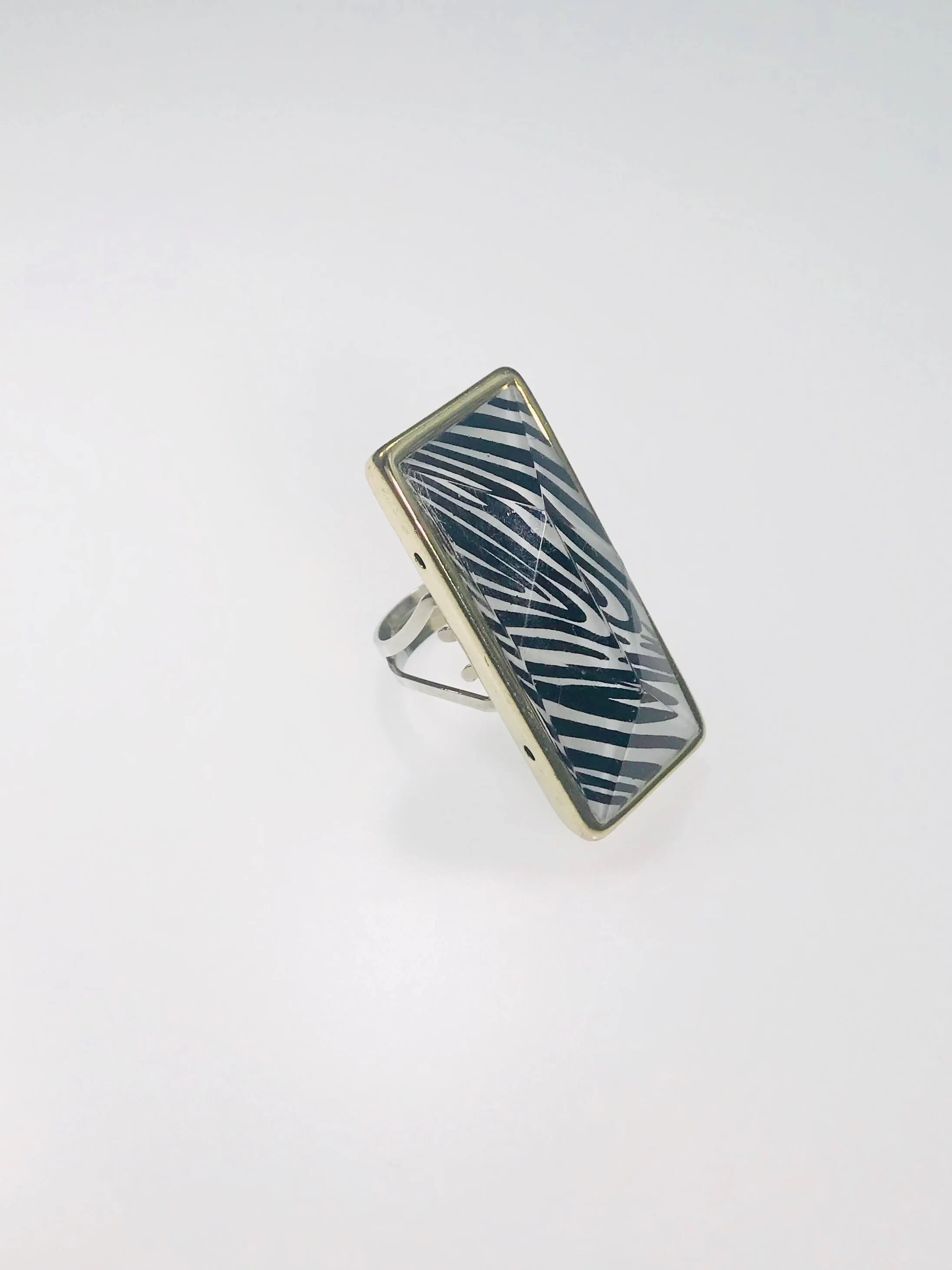 Zebra Ethic Ring - Free Size