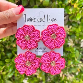 Zinnia Beaded Earrings